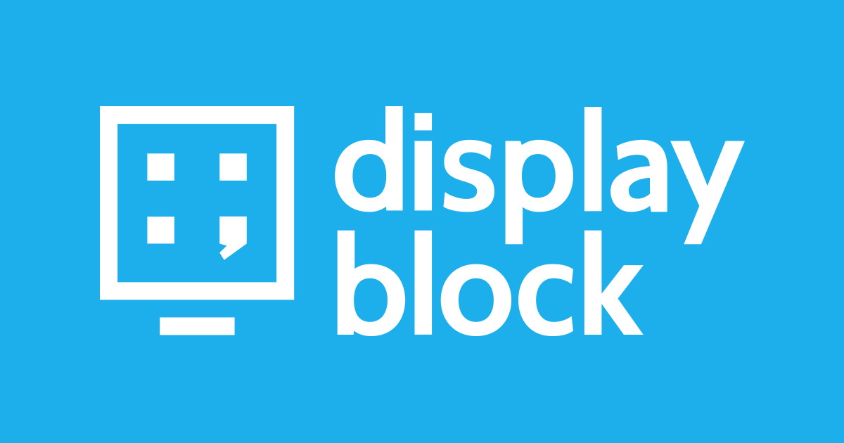Display block logo